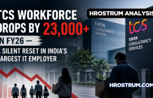 TCS Workforce Drops by 23,000+ in FY26 — A Silent Reset in India’s Largest IT Employer TCS workforce drops by 23,000+