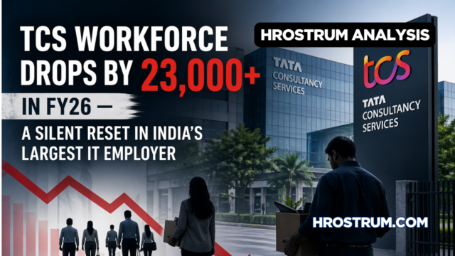 TCS workforce drops by 23,000+