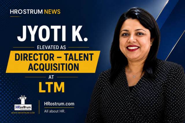 Jyoti K is now Director Talent Acquisition LTM Jyoti K is now Director Talent Acquisition LTM