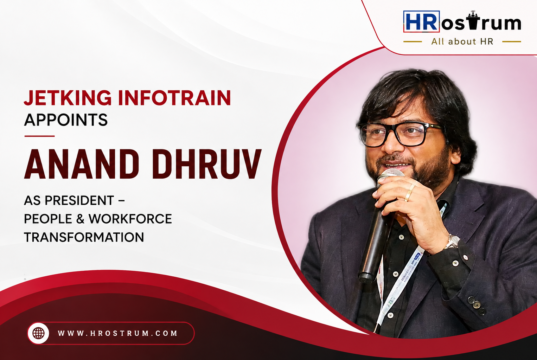 Jetking Infotrain appoints Anand Dhruv as President , People & Workforce Transformation Anand Dhruv Joins Jetking